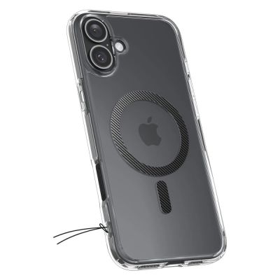3. Spigen Ultra Hybrid MagSafe Carbon Fiber for iPhone 16 - Dark Gray