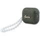 3. Guess Glitter Pearl Strap Case for AirPods Pro 3 - Black and Glitter