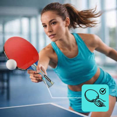 18. Meteor Windstorm 15018 Table Tennis Racket