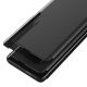 4. Eco Leather View Case Elegant Flip Cover Stand Function Poco M4 Pro 5G Black