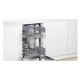 7. BOSCH SPV4HKX10E built-in dishwasher