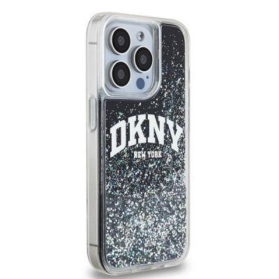 4. DKNY Liquid Glitter Big Logo iPhone 13 Pro / 13 Case - Black