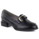 Women's black block heel shoes M. DASZYŃSKI SA267-2