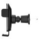 3. Wozinsky WEDZ-3Y8S clamp car holder with 15W inductive charger for phone on the air vent - black