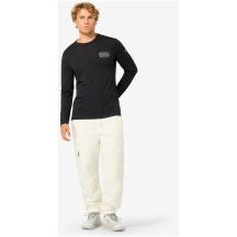 Men's SUPER.NATURAL M FREERIDE SOCIETY LS long-sleeve shirt, black