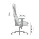 11. Huzaro Force 8.3 Grey Gaming Chair