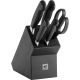 8. ZWILLING Four Star 4-Piece Knife Block Set, Black