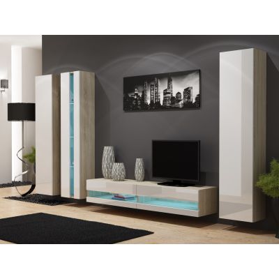 5. TV cabinet VIGO NEW'140' 30/140/40 sonoma/white