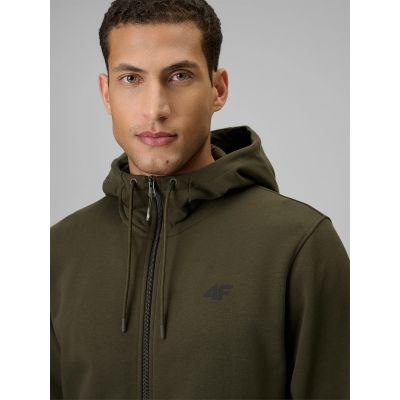 5. Men's zip-up hooded sweatshirt 4F 4FRSS26TSWSM3106-30S