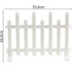 20. DECORATIVE LED FENCE 8 PCS WARM WHITE