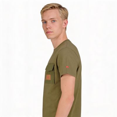 6. Canadian Peak JOSSEAK KAKI RM MEN 254 T-shirt (RBMSZ1300H/CP-KAKI)