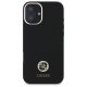 3. Guess Silicone Logo Strass 4G Case for iPhone 16 - Black