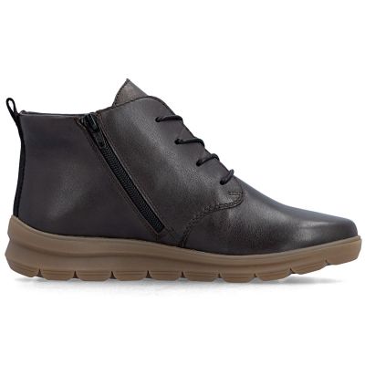 2. Women's leather ankle boots, insulated, brown, Rieker Z0022-25
