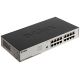 8. D-Link DGS-1016D/E Network Link Unmanaged Black, Metallic