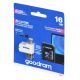 GoodRam All in one M1A4-0160R12 Memory Card with Adapter and Card Reader (16GB; Class 10; Adapter, MicroSDHC Card Reader, Memory Card)