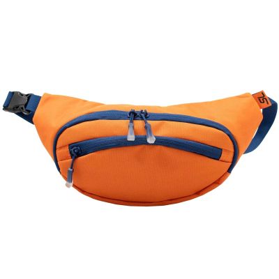 2. L2065 Orange-Navy SEMI LINE Waist Bag