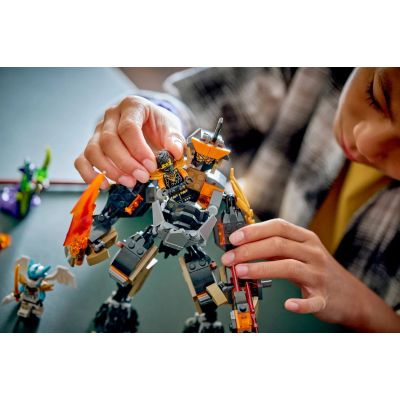 9. LEGO NINJAGO 71854 Cole's Mission Mech and Dragon Zane