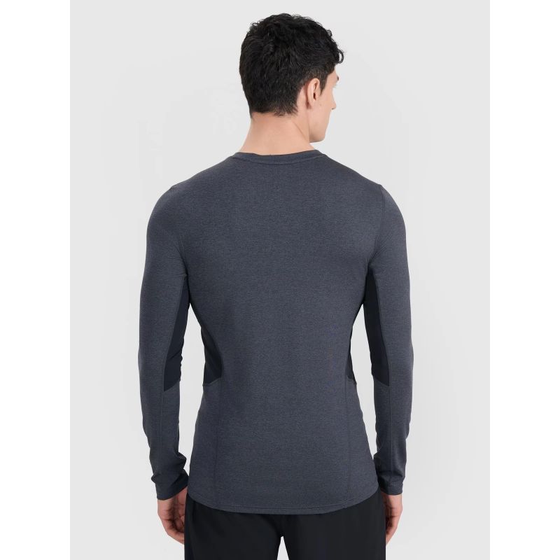5. Men's quick-drying training longsleeve 4F 4FWMM00TFLOM507-22M