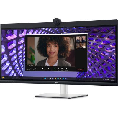 DELL P Series P3424WEB Monitor 86.7 cm (34.1") 3440 x 1440 px 4K Ultra HD LCD Black