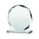 4. Glass trophy with a broken base