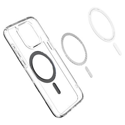 7. Spigen Ultra Hybrid Mag Case with MagSafe for iPhone 15 Pro - Gray