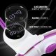 8. HHM17 HULA HOP WHITE/VIOLET WITH MAGNETS AND WEIGHT + HMS COUNTER