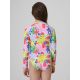 2. Girls' one-piece swimsuit with UPF50+ filter 4F 4FJRSS26USWSF144-92A
