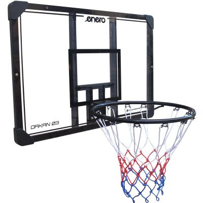 2. BASKETBALL BACKBOARD 90x60CM WITH RIM 43CM ORKAN 03