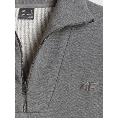 6. Men's regular sweatshirt without hood 4F 4FRSS26TSWSM2794-24M