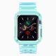 2. Silicone Band Strap Bracelet Case Strap Light Set for Apple Watch 42mm - Blue