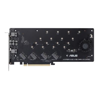 7. ASUS Hyper M.2 PCIe 4.0 x16 Controller Card, 4x M.2 NVMe (2242/2260/2280/22110) GEN 4