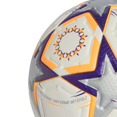 4. adidas UCL Womens Pro 26/27 League Stage Football White/Orange/Purple KE5141