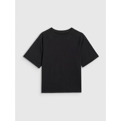 13. Boy's oversize plain T-shirt 4F 4FJWAW25TTSHM2411-20S