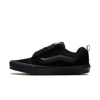 5. Vans Knu Skool Black Men's Shoes Suede Off The Wall Black (VN0009QCBKA)