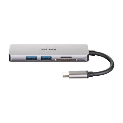 2. D-Link DUB-M530 Wired Docking Station USB 3.2 Gen 1 (3.1 Gen 1) Type-C Aluminum, Black