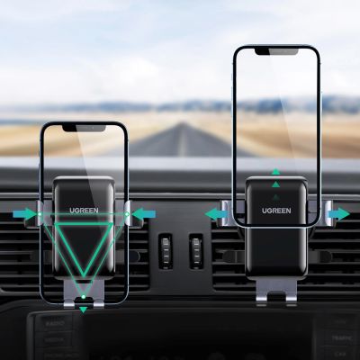 2. Car Phone Holder - Round Grid Ugreen LP274 - Gray