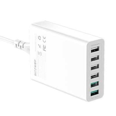 4. Blitzwolf BW-S15 6x USB-A Charger (BLZ255WHT)