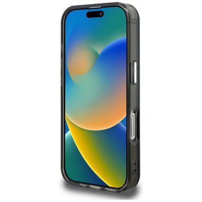 5. Karl Lagerfeld IML Aquarelle Karl & Logo MagSafe Case for iPhone 16 Pro - Black