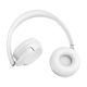 7. JBL TUNE530BTWHT On-ear Bluetooth headphones, white