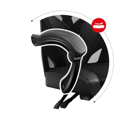 41. Huzaro Combat 5.0 Black Gaming Chair