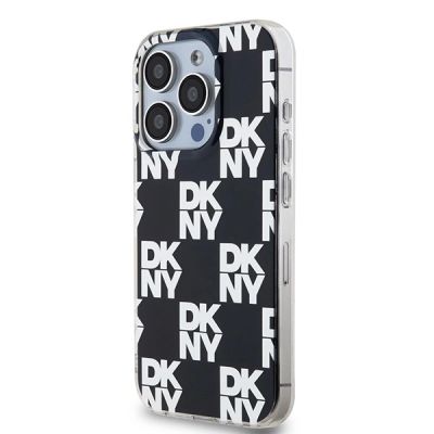 2. DKNY IML Checkered Mono Pattern case for iPhone 15 Pro - black