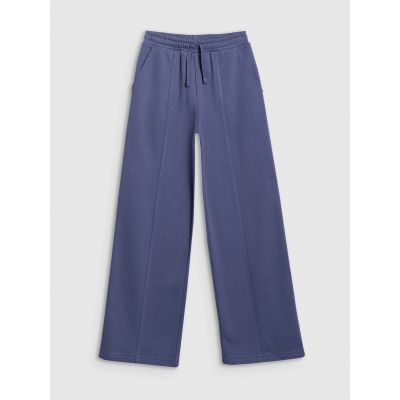 7. Girls' wide-leg sweatpants 4F 4FJRAW25TTROF1598-33S