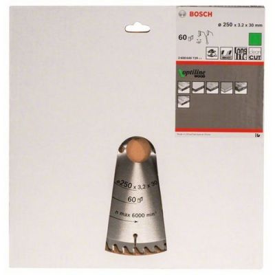 2. Bosch 2 608 640 729 circular saw blade 25 cm 1 pc.