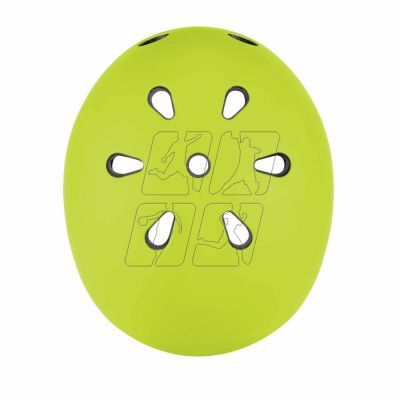 12. Helmet Globber Lime Green Jr 506-106