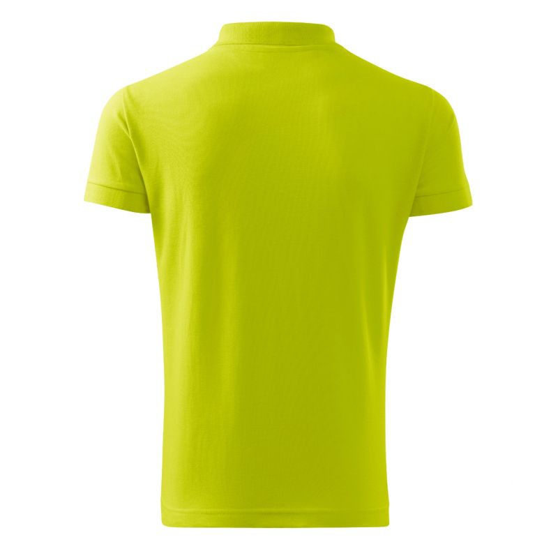 2. Malfini Cotton M MLI-21262 lime polo shirt