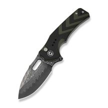 CIVIVI Vexron Damast G10 Milled Black & Green Knife