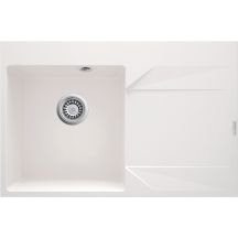 Single-bowl granite sink with drainer - right