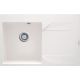 Single-bowl granite sink with drainer - right