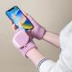 8. Women's/children's winter telephone gloves - pink