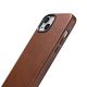 13. iCarer Oil Wax Premium Leather Case iPhone 14 Plus Magnetic Leather Case with MagSafe Brown (WMI14220703-RB)